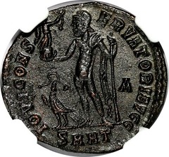 Roman Empire Nicomedia Licinius I. 308-324 AD BI Redused Nummus NGC Ch AU (62)