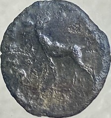 Genuine Ancient Roman Coin 260-268AD Gallienus Zoo Series Antelope Rare