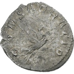 [#136361] Divus Valerian II, Antoninianus, 257-258, Lugdunum, Silver, VF, RIC:9