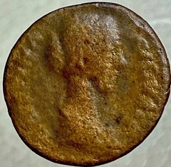 Empress Faustina II Junior Ancient Roman Coin 147-175 AD As Genuine Authentic