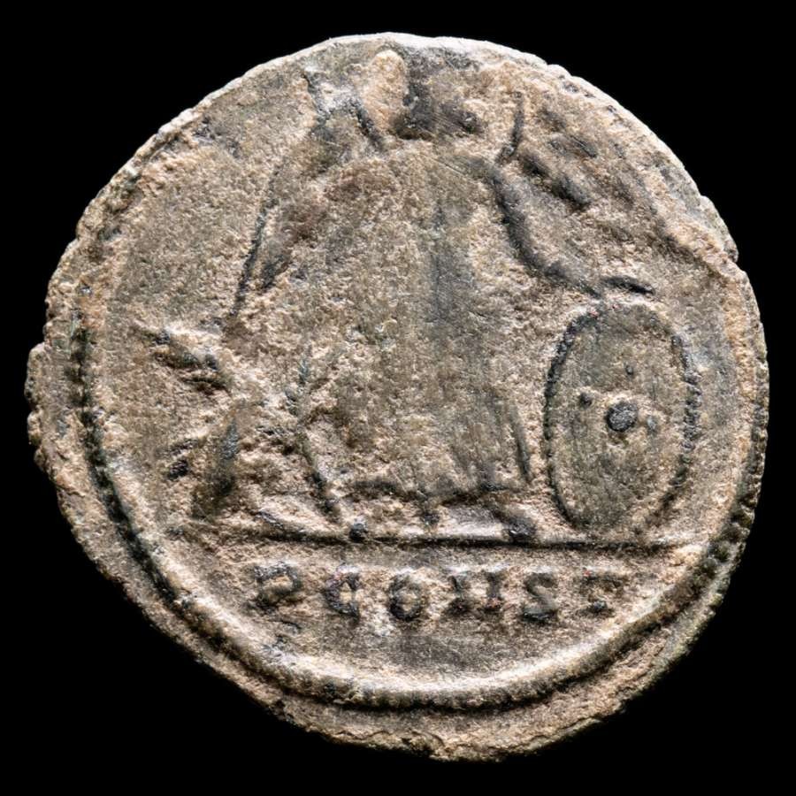 *Lucernae* City Conmemorative Follis Victory on prow / PCONST (4542) Arles 303
