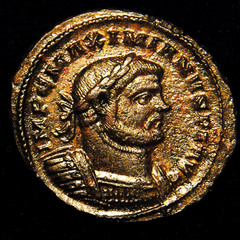 BI Follis Maximianus I Rv GENIO POPVLI ROMANI 10.44 gr 26-8mm London AD 303-305