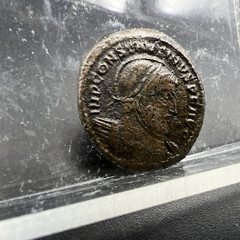 Constantine the Great Ancient Nummus AE 3 Coin c. 318 – 320 AD VF Circ SKU31224A