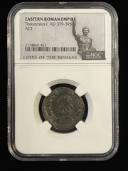 Eastern Roman Empire Ancient Coin Theodosius I 379-395AD NGC Certified