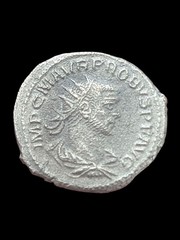 Roman Antoninianus Coin Probus Silvered Bronze Antioch 280 AD Ancient