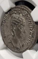🔥ROMAN EMPIRE OTACILIA SEVERA AD 244-49 SILVER DOUBLE DENARIUS NGC ChXF