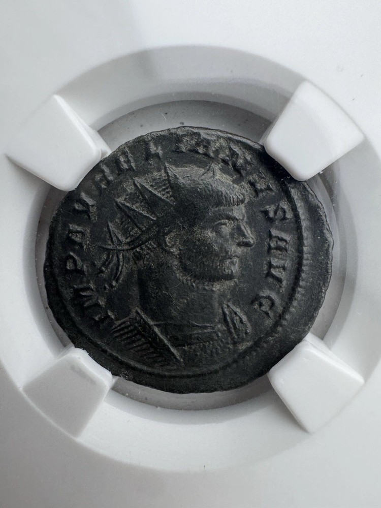 Aurelian AD 270-275 Double-Denarius Aurelian & Jupiter NGC XF