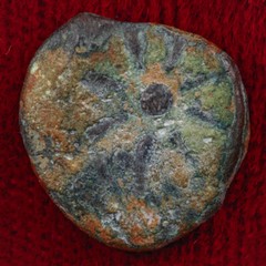 Ancient Coin JUDAEA ALEXANDER JANNAEUS Anchor Bronze Prutah Jerusalem Mint