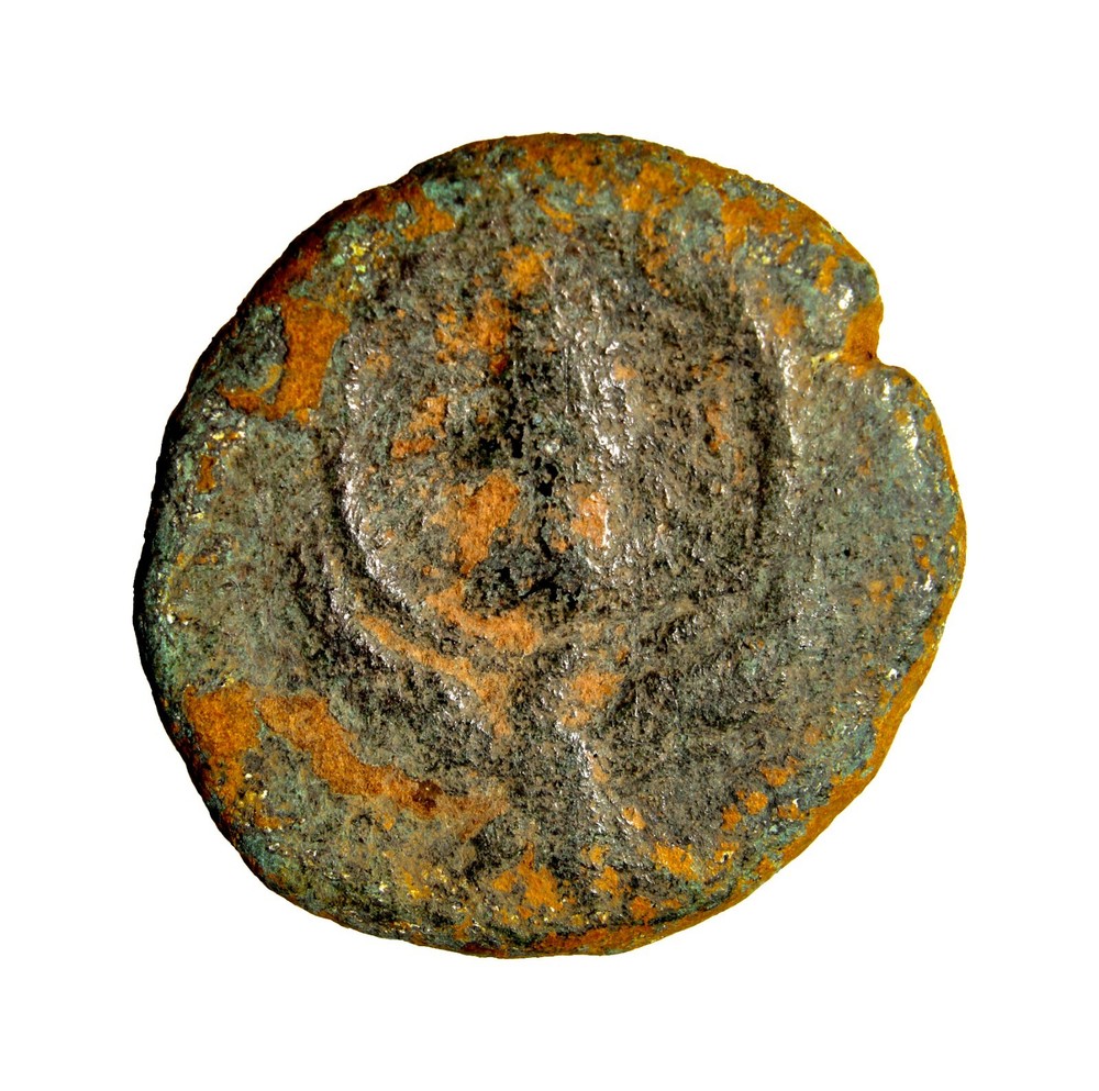 VERY RARE JUDAEA, Caesarea Maritima. Trebonianus Gallus. 251-253 CE Eagle