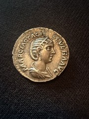 Otacilia Severa AR Antoninianus IVNO REGINA Juno Peacock Roman Coin RIC 127