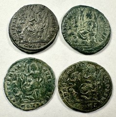 4 Constantine I DAFNE Issues! Some of My Favorite Roman Coins! Amazing Artwork!