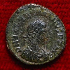Ancient Roman Empire Coin VALENTINIAN II Wreath VOT X MVLT XX Siscia Mint
