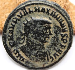 Roman Imperial | Maximianus I | AE Antoninianus | 286-295 | Jupiter and Hercules