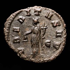 *Lucernae* Gallienus Antoninianus VBERITAS – Є (453) Rome 262 A.D.