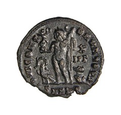 Radiate Licinius I (308-324) AE Follis (Bronze, 19mm, 2.24g) Alexandria, 321AD