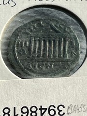 BITHYNIA, NICOMEDIA. AE 20. SEVERUS ALEXANDER, 222-235 AD. Rev: 8 column Temple