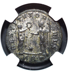 AURELIAN, AD 270-275, BI AURELIANUS, NGC, —522—