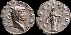Gallienus Antoninianus – LAETITIA AVG, Mediolanum – 21 mm / 2.91 gr.