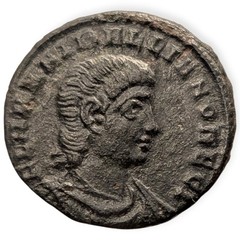 Roman Empire Hannibalianus SECV-RITAS PVBLICA AD 335-337 Æ Follis Euphrates 9D
