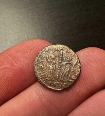 Ancient Roman Constantinian Dynasty Emperor Coin (4th Cent. CE)