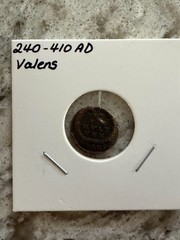 Authentic Ancient Roman Bronze Valens Coin (AD 240–410)