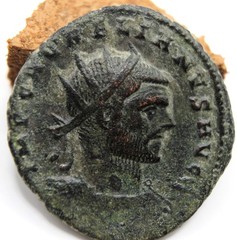 Roman Imperial | Aurelian | AE Antoninianus | Cyzicus | 272-273 AD | VF Portrait