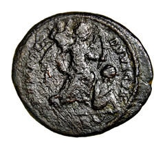 Constantine I AE Follis Sarmatia Devicta Trier AD 323 Authentic Roman Coin COA