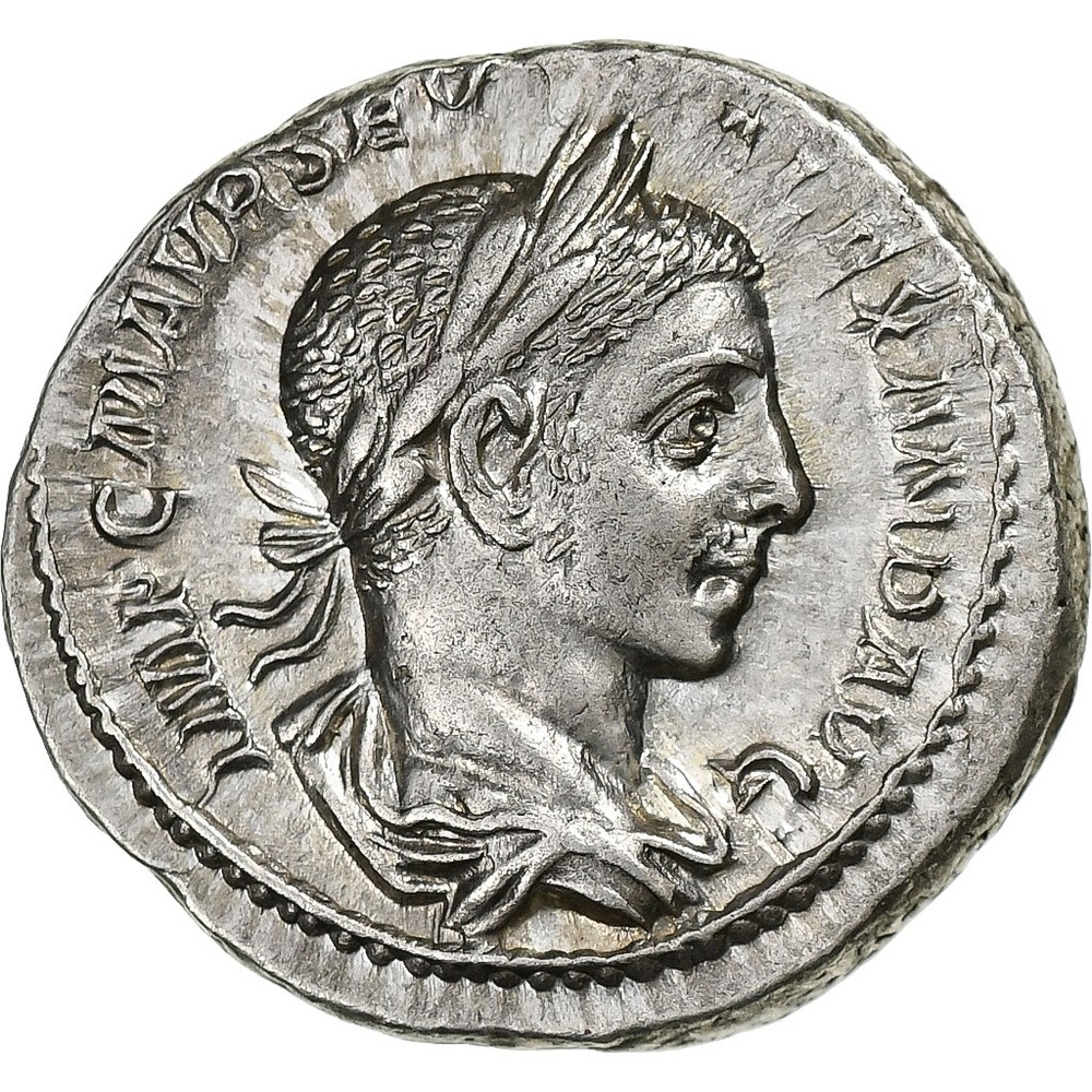 [#1278534] Severus Alexander, Denarius, 222-228, Rome, Silver, AU, RIC:180, c