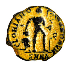 Valens – AE Nummus Gloria Romanorum Nicomedia AD 364-367 Genuine Ancient Roman