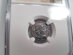Constantine I Roman Empire BI Nummus AE3/4 NGC AU Ancient Epfig Hoard The Great