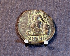 330-333 AD Constantinople Commemmorative AE3 follis, Antioch mint, Strong strike