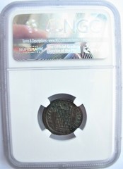 NGC AU, Constantine II as Caesar, AE 3, Cyzicus Mint, Campgate