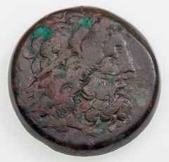 Ptolemanic Kingdom of Egypt 246-221 BC Ptolemy IV AE37 44.5gr