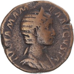 [#343288] Coin, Julia Mamaea, Sestertius, 230, Rome, VF, Bronze, RIC:683