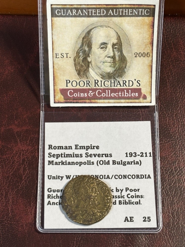 Rome Septimius Severus (193-211) Large 25mm, 8g AE. Markianopolis. Crack. CR09