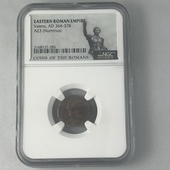 NGC Eastern Roman Empire Valens, AD 364-378 AE3 (Nummus)