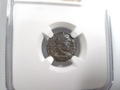 Constantine II Roman Empire BI Nummus AE3/4 NGC XF Ancient Epfig Hoard Pedigree