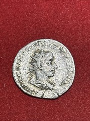 251-253 AD Roman Empire Volusian Silver Antoninianus