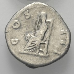 Roman Silver Denarius – Rome 126-127 AD – Hadrian – Pudicitia