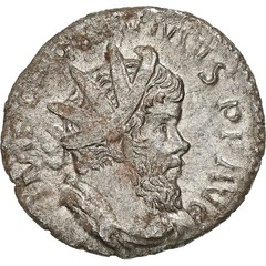 [#1279429] Postumus, Antoninianus, 264-265, Trier, Silver, AU, RIC:80