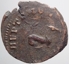 RARE !!! Roman Imperial Gallienus Neptuno Hippocamp right Original Ancient !!!