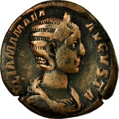 [#67493] Coin, Julia Mamaea, Medal, EF, Copper, Cohen:83
