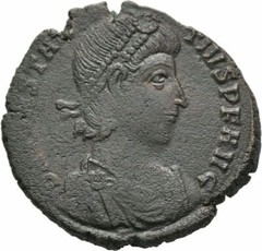 Ancient Rome Constantius II AD 337-361 CENTENIONALIS CONSTANTINOPLE HORSEMAN #3