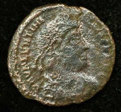 VALENTINIAN I ROMAN COIN – F CONDITION – AE18mm
