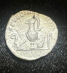 Roman Silver Denarius – Rome 198-209 AD – Geta