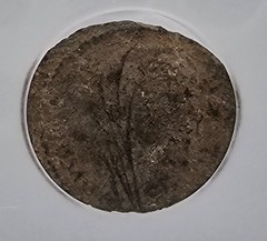 27BC-476AD Bi Nummus Roman Empire Coin ICG Genuine Authenticated Certified Slab
