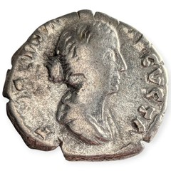 Faustina The Younger Augusta 145-161 AD Silver Denarius Ancient Roman Coin 11U