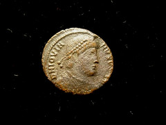 JOVIAN. 363-364 AD (8 months). NUMMUS. VOT V/ MVLT / X. Scarcer Emperor. +
