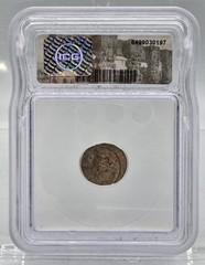 27BC-476AD Bi Nummus Roman Empire Coin ICG Genuine Authenticated Certified Slab