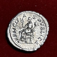 Julia Mamaea 225-235 A.D. Denarius Felicitas High Grade